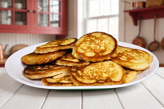 Southern hoe cakes are crisp, golden cornmeal skillet cakes Recipe